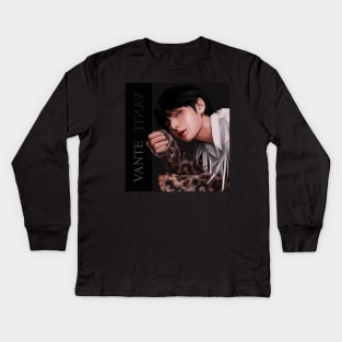 BTS V TEARS Kids Long Sleeve T-Shirt